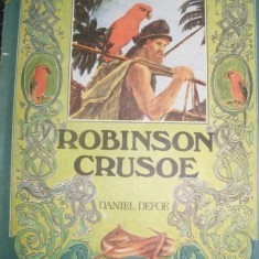 DANIEL DEFOE - ROBINSON CRUSOE,Format mare, cu ilustratii,1985 foto
