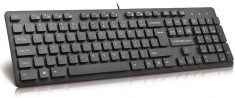 Tastatura Modecom MODECOM MC-5006 K-MC-5006-100-U, USB, negru foto