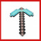 Tarnacop Minecraft - Diamond Pickaxe - 45 cm