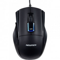 Mouse Newmen M360 gaming, USB, Wired, 1600dpi, Negru foto