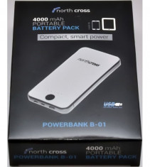 North Cross baterie externa Powerbank B-01, 4000mAh foto