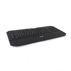 Tastatura Modecom Slim MC-800W, neagra, USB foto