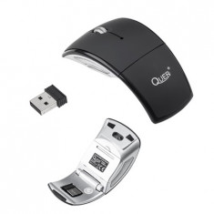 Mouse Quer Arc G-66 KOM0741, optic, wireless, negru foto