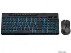 Tastatura Tracer Tastatura ISLANDER RF TRAKLA45286, mouse,104 taste, negru-albastru foto