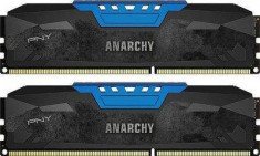 Memorie PNY Anarchy Blue, DDR3, 2 x 8 GB, 1866 MHz, CL 10, kit foto