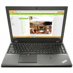 Notebook Lenovo ThinkPad T560, 15.6 inch Full HD, procesor Intel Core i5-6200U, 2.3 Ghz, 4 GB RAM, 500 GB SSHD, Windows 7 Pro, video integrat foto