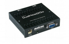 Placa video Matrox Adaptor grafic DualHead2Go, DualAnalogEdition,3xHD15 (1 input,2 output)USB foto