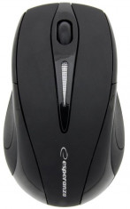 Mouse ESPERANZA Antares, optic, wireless, 1000 dpi, 2.4 GHz, negru foto
