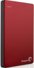 Hard disk extern Seagate Backup Plus 2TB, 2.5 inch, USB 3.0, rosu foto