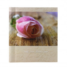 Album foto Sweet Rose, 20 pagini autoadezive, 23x28 cm, crem foto