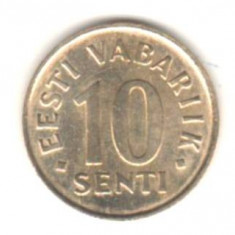 SV * Estonia LOT 10 SENTI 2002 + 1 KROON 2000 AUNC+ / UNC