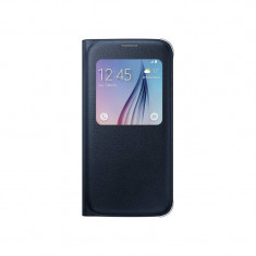 Husa Flip Cover Samsung EF-CG920PBEGWW S-View Cover Black pentru Samsung G920 Galaxy S6 foto