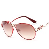 Ochelari Soare Dama Fashion Retro Design , UV400, Rama Metalica - Model 1