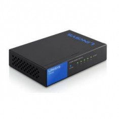 Switch Linksys 5-PORT GIGABIT LGS105-EU, Unmanaged, Negru foto