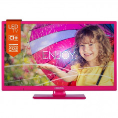 Televizor LED Horizon 24HL712H, 24inch, 1366 x 768 px , UltraSlim, roz foto