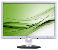 Monitor 24 inch LCD, Philips Briliance 245P Silver &amp;amp; Black foto