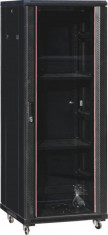 NETRACK Netrack standing server cabinet Economy 42U/800x800mm (glass door) - black foto