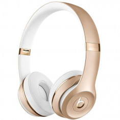 Casti Apple Beats mner2zm/a, Solo3, Wireless, On-Ear, auriu foto