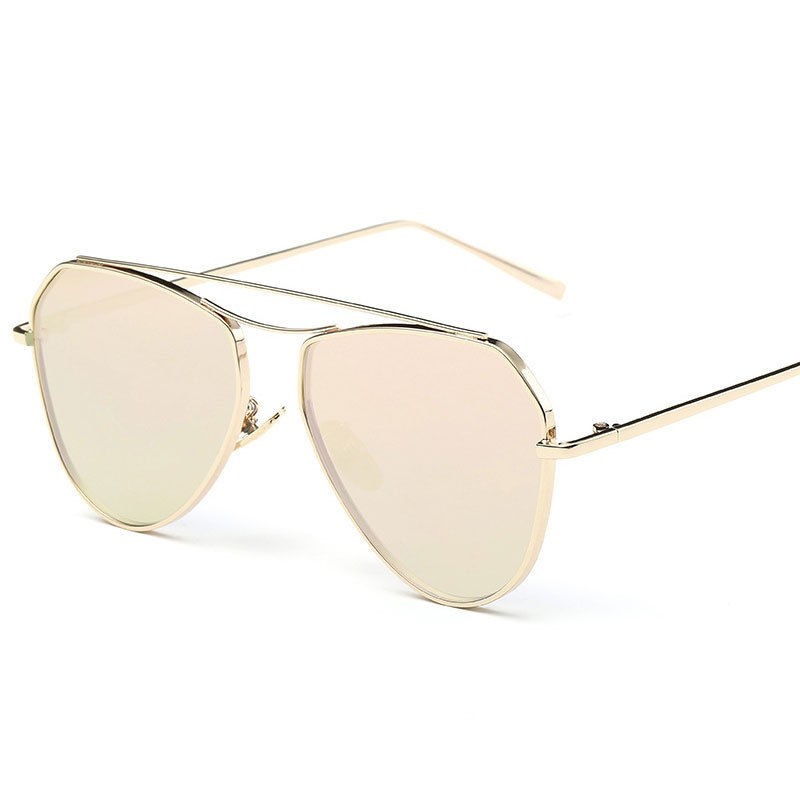 Ochelari Soare Fashion Dama Aviator Design , Rama Metal, Protectie UV-  Model 3, Femei, Protectie UV 100% | Okazii.ro