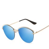 Ochelari Soare Dama Retro Style Cu Protectie UV 400 / Rama Metal - Model 3, Femei, Protectie UV 100%