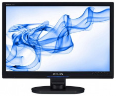 Monitor 24 inch LCD, Philips Briliance 240BW, Full HD, Black, 3 Ani Garantie foto