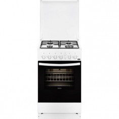 ZANUSSI Aragaz ZCG212H1WA, 4 arzatoare gaz, 50 cm, alb foto