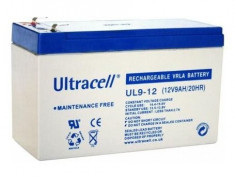ULTRACELL Acumulator UPS ULTRACELL UL12V9AH, 12V 9Ah foto
