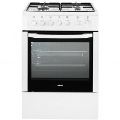 Beko Aragaz CSM52120DW, 4 arzatoare gaz, 50 cm, alb foto