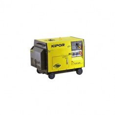 KIPOR generator insonorizat KDE 12000 TA, diesel, 8.5 kW, fara automatizare foto