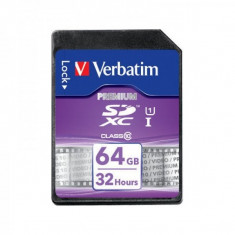 Card memorie Verbatim SDXC 64GB Clasa 10 foto