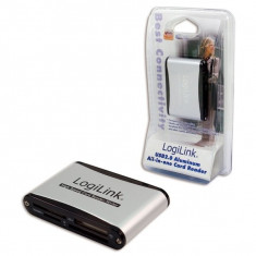 Card reader LogiLink CR0001B, all-in-one, USB 2.0 foto