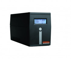 LESTAR UPS ,MCL-655ffu ,600VA/360W ,AVR ,LCD , 2xFR ,USB foto