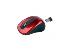 Mouse Intex ZAP KOM0090, optic wireless, rosu foto