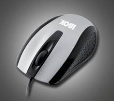 Mouse iBOX optic FINCH, USB, argintiu foto