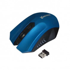 Mouse VKO ,TM-658UB, optic, wireless, 1600 dpi, albastru, 4D foto
