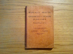 MANUALUL PRACTIC al OFITERULUI DE POLITIE JUDICIARA - G. Marinescu - 1936, 287p foto