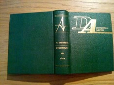DICTIONAR DE RIME - M. Eminescu - 1976, 709 p.