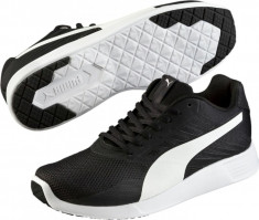 44_adidasi originali sport pentru barbati Puma_talpa spuma_ff usori_negru_cutie foto