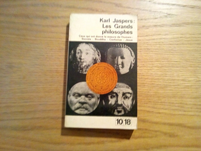 LES GEANDS PHILOSOPHES - 3 Volume - KARL JASPERS - Librairie Plon, 1966/1967