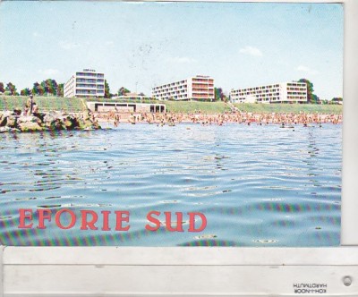 bnk cp Eforie Sud - Plaja - circulata - marca fixa foto