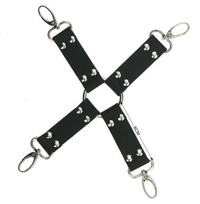 Accesoriu HogTie Pentru Catuse Bondage Prindere IN X Fetish BDSM Piele Eco foto