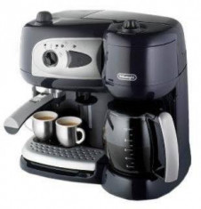 Espressor DeLonghi combi (filtru+espresso) BCO 260.CD.1, 1750W, 1.2 l, 15 bari, negru foto