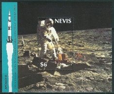 NEVIS 1989 - COSMOS - BLOC NESTAMPILAT - MNH / cosmos71 foto