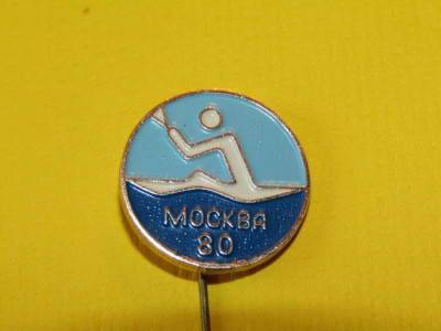 Insigna - Olimpiada MOSCOVA 1980 foto