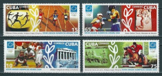 CUBA 2004 - JOCURI OLIMPICE - SERIE DE 4 TIMBRE - NESTAMPILATA - MNH / sport72 foto