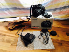 Aparat foto DSLR Canon EOS 1200D, 18MP, Black + Obiectiv EF-S 18-55mm IS foto