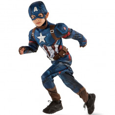 Costum DISNEY Captain America Marvel - Costume Baieti, Copii - 100% AUTENTIC foto