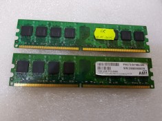 Memorie RAM desktop AM1 (by Apacer) 1GB PC2-5300 DDR2 667MHz - poze reale foto