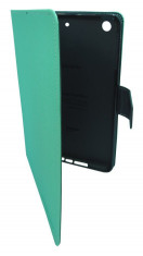 Husa tip carte Mercury Goospery Fancy Diary verde + bleumarin pentru Apple iPad 2 / 3 / 4 foto