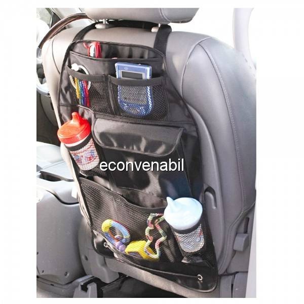 Organizator pentru scaun auto cu buzunare BF311 foto mare Organizator pentru scaun auto cu buzunare BF311 foto mare